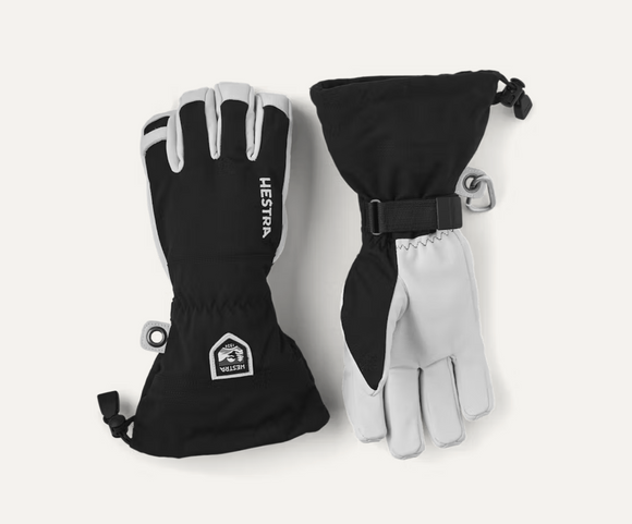 Army Leather Heli Ski 5-finger glove