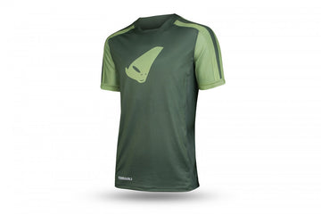 MOUNTAIN BIKE JERSEY TERRAIN SHORT SLEEVES GREEN
