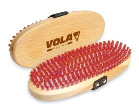 Harde rode Nylon borstel Ovaal